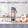 Portable blender juicer
