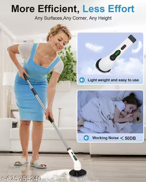 Cordless Electric Spin Mop – Lightweight 360° Cleaning