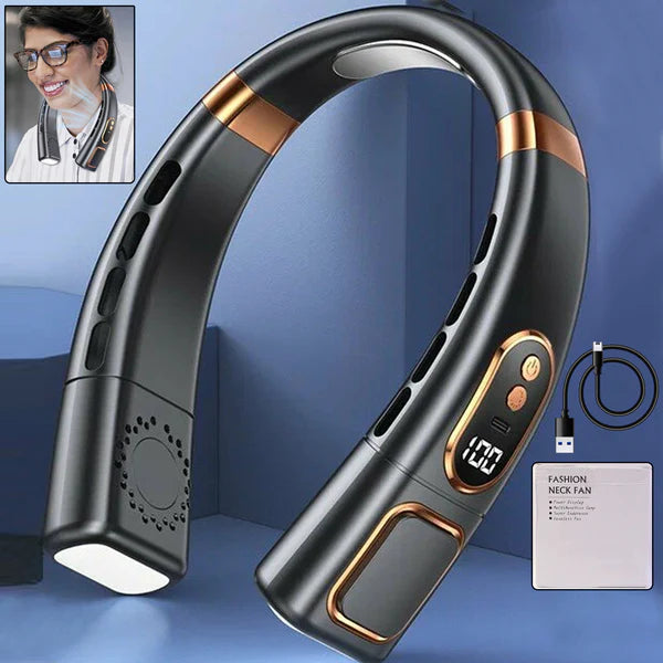 Portable Neck Fan – Hands-Free Personal Cooling