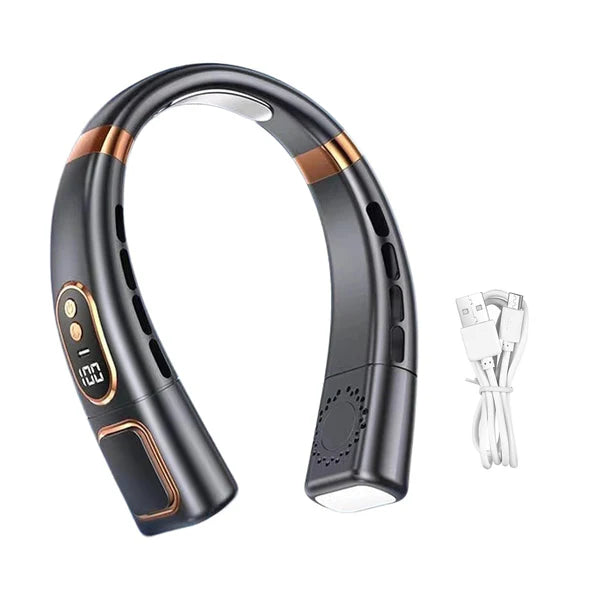 Portable Neck Fan – Hands-Free Personal Cooling