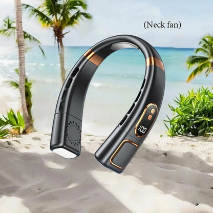 Portable Neck Fan – Hands-Free Personal Cooling