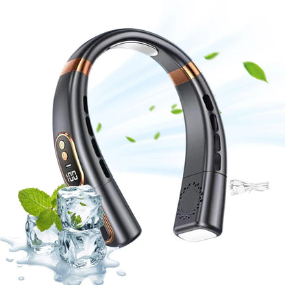 Portable Neck Fan – Hands-Free Personal Cooling