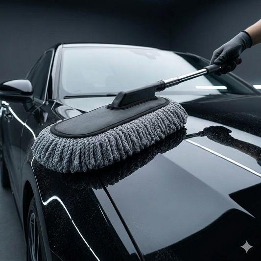Microfiber Car Duster For Fast Dust And Pollen Cleaning