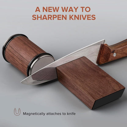 Rolling Stainless Steel Knife Sharpener Kit Tool Diamond Multi-Grit Double Sided Magnetic Angle Eco-Friendly For Sharpening
