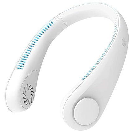 Bladeless Portable Neck Fan – 360° Hands-Free Cooling