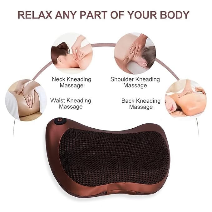 Professional Massage Pillow – Heat & Rollers