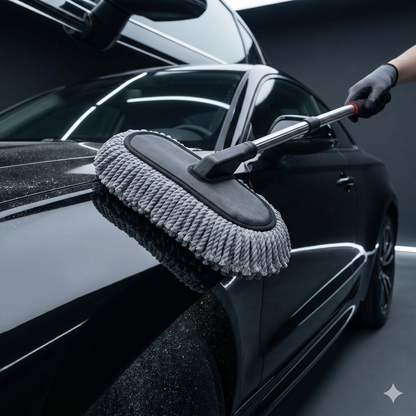 Microfiber Car Duster For Fast Dust And Pollen Cleaning