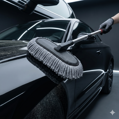 Microfiber Car Duster For Fast Dust And Pollen Cleaning