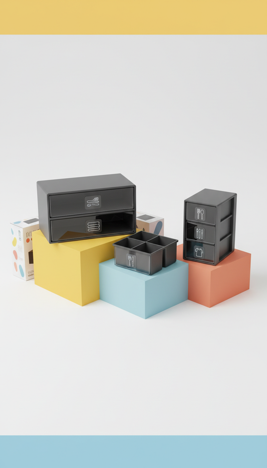 Modular Drawer Organizer Set