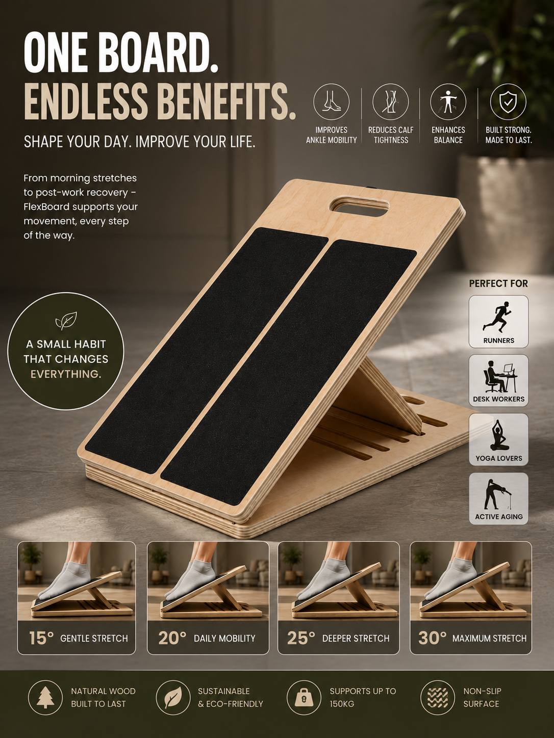 Calf care slant board