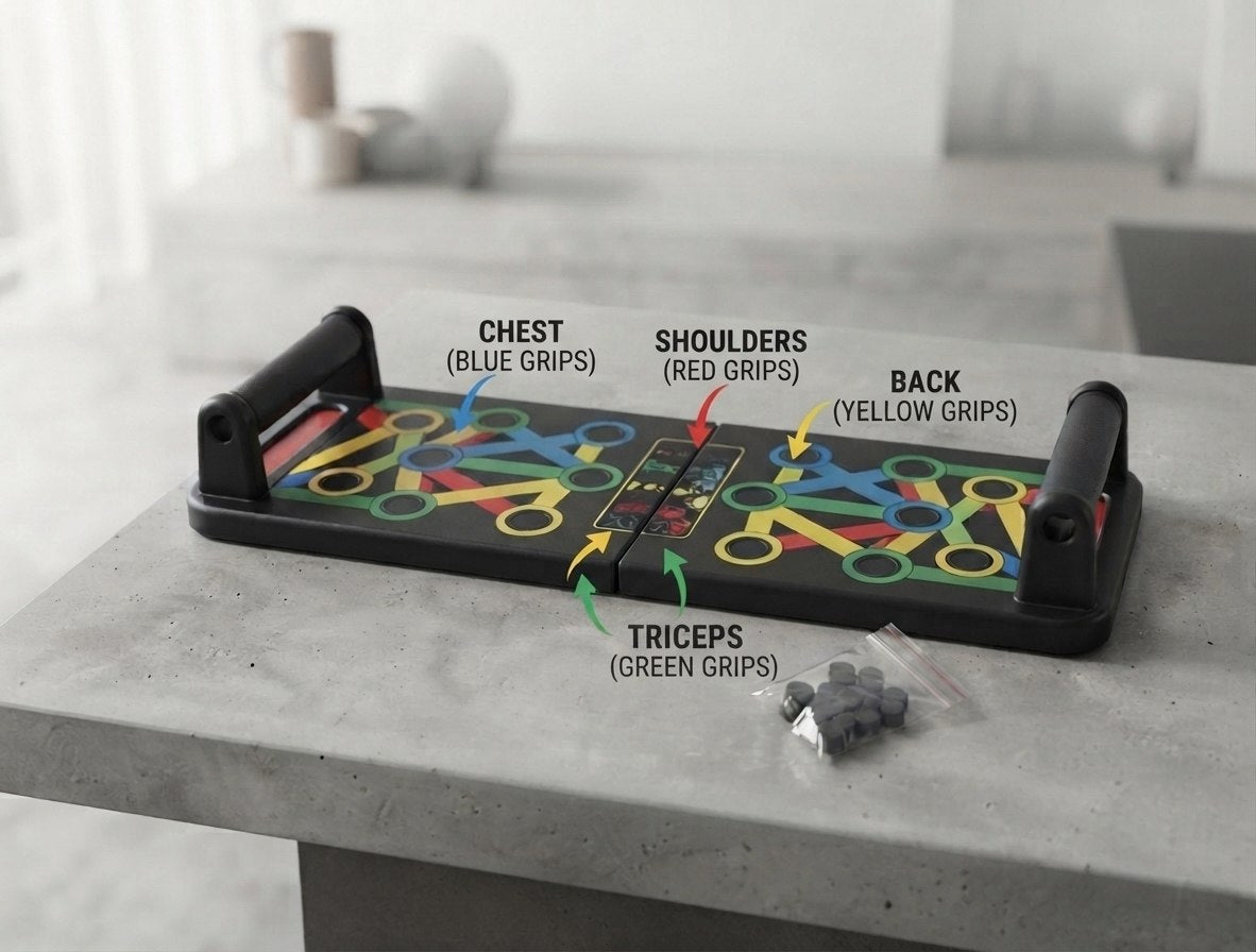 Muscle Map Push Board